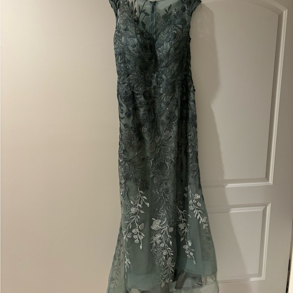Mother of the Bride/Groom dress- Montage by Mon Cheri- Sage Green - Picture 4 of 12